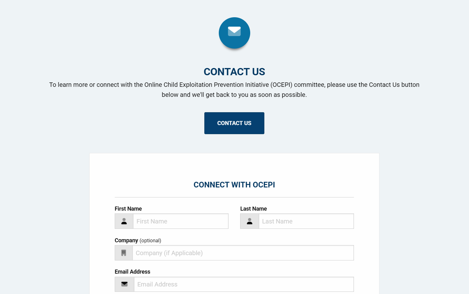 OCEPI Contact Form